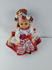 Używany, Vintage Polish Folk Art Doll-Krakow Poland Kostium Krakowianka na sprzedaż  Wysyłka do Poland