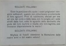 Volantino prima guerra usato  Roma