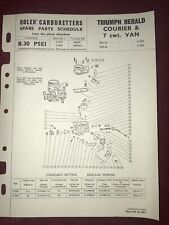 Jb26 solex carburetters for sale  MELKSHAM