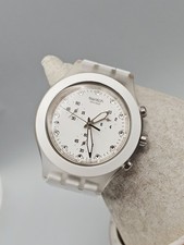 Relógio Swatch Irony Diaphane cronógrafo data suíça funcionando nova bateria ✨️🎁 comprar usado  Enviando para Brazil