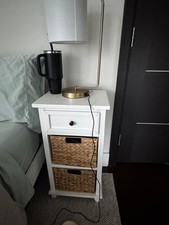 White nightstand wooden for sale  Henderson