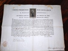 Documento storico religioso usato  Arezzo