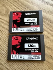 Lote de 2 unidades de estado sólido internas Kingston 240GB/120GB SSD Now 300 2,5 polegadas comprar usado  Enviando para Brazil