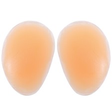 1 par de almofadas autoadesivas de silicone macio cola para pele almofada para perna quadril defeito na panturrilha comprar usado  Enviando para Brazil