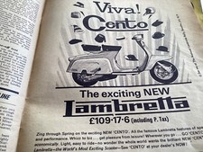 Lambretta cento period for sale  BRIGHTON