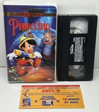 Pinocchio vhs disney for sale  Lincoln