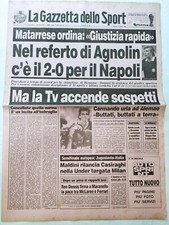 GAZZETTA DELLO SPORT 10 APRILE 1990 ALEMAO CARMANDO NAPOLI RICORSO ATALANTA comprar usado  Enviando para Brazil