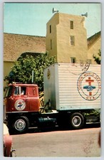 Cartão postal Church World Service Truck - Jackson Michigan - Doação de roupas cromada comprar usado  Enviando para Brazil
