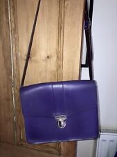 Zatchels purple leather for sale  NEWENT