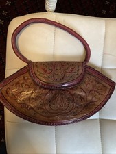 Vintage embossed tan for sale  LONDON