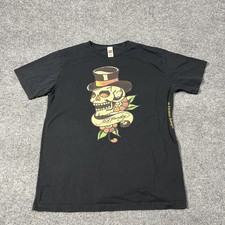 Camisa masculina Ed Hardy 2XL caveira chapéu tatuagem gráfico Christian Audigier EUA comprar usado  Enviando para Brazil