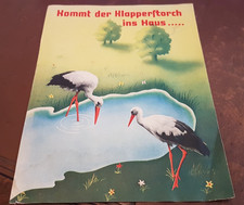 Werbeblatt kommt klapperstorch gebraucht kaufen  Jüterbog