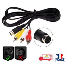 CABLE VIDEO RCA Sega Mega Drive 2 / 3 Megadrive Sega Genesis 2/3 1.8m 9 broches comprar usado  Enviando para Brazil