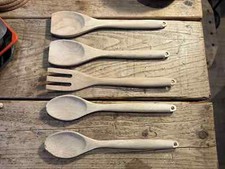 Rustic wooden utensils for sale  LONDON