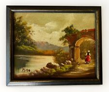 Vintage framed oil for sale  Windermere