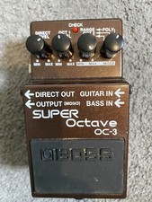Boss super octave for sale  SHREWSBURY