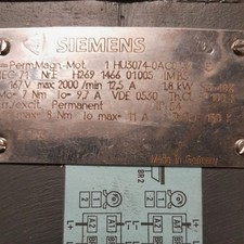 Siemens 1hu3074 0ac01 gebraucht kaufen  Freisen