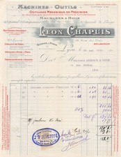 Facture 1914 outillage d'occasion Facture 1914 outillage d'occasion  France