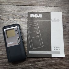 Gravador de voz digital RCA RP5020A portátil portátil ditado palestra com manual comprar usado  Enviando para Brazil