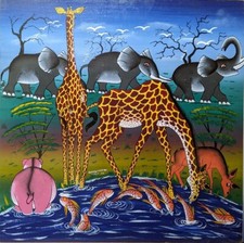 Milanzi elephants giraffess for sale  Portland