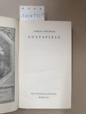 Lustspiele goldoni carlo gebraucht kaufen  Dinkelscherben