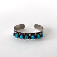 Bracelet manchette navajo d'occasion  Paris I