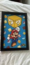 Framed super mario for sale  Angier