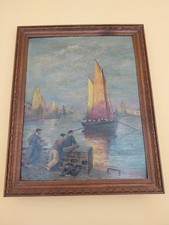 Tableau peinture marine d'occasion  Pontigny