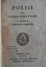 Schettini pirro. poesie. usato  Lucca