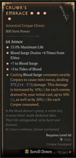 Diablo 4 ⚜️ Cruor's Embrace ⚜️4 GA ENDGAME NECROMANCER MAX ⚜️Temporada 8 D4 S8 comprar usado  Enviando para Brazil