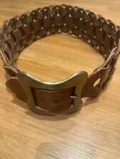 Vintage leather belt for sale  WATFORD