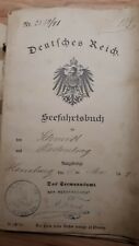Seefahrtsbuch deutsches reich gebraucht kaufen  Leipzig