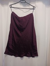 Damen satinrock bordeauxe gebraucht kaufen  Gilching