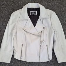 Lederjacke tigha weiß gebraucht kaufen  Halle