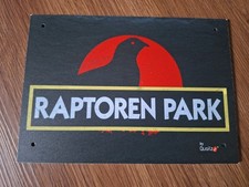 Schild wachteln raptorenpark gebraucht kaufen  Nassau-Umland