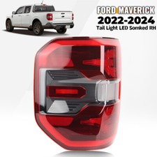 Usado, Para 2022-2024 Ford Maverick Lariat lanterna traseira de LED completa lente de fumaça lado do motorista comprar usado  Enviando para Brazil