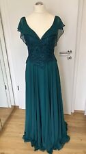 Abendkleid ballkleid petrol gebraucht kaufen  Asbach-Bäumenheim