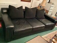 Black leather italian for sale  CARDIFF