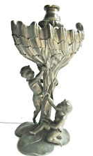 Pied lampe étain d'occasion  Bonneuil-Matours