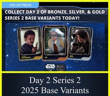 ESCOLHA SEU PRÓPRIO NÍVEL 8 DOURADO 100cc DIA 2 SÉRIE 2 BASE-TOPPS STAR WARS CARD TRADER comprar usado  Enviando para Brazil