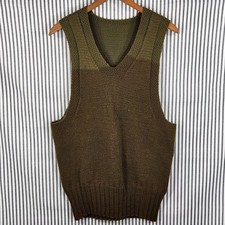 Colete Suéter Gola V Exército dos EUA, Cruz Vermelha Americana Segunda Guerra Mundial - Uniforme de Malha ~ ESTADO PERFEITO!, usado comprar usado  Enviando para Brazil