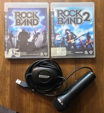 ROCK BAND 1 & 2 PARA SONY PLAYSTATION 3 MICROFONE USADO E COMPATÍVEL COM KOMANI PS3 comprar usado  Enviando para Brazil