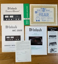 Mcintosh 2505 owners for sale  Portland