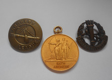 Archery medal two for sale  MARCH