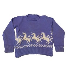 Vintage unicorn knit for sale  Brookline