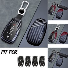 Capa chave de carro fibra de carbono TPU para Chevy Cruze Malibu Camaro Blazer Volt comprar usado  Enviando para Brazil