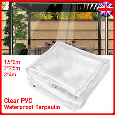 450gsm clear tarpaulin for sale  BIRMINGHAM