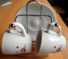 Espressotassen untertassen set gebraucht kaufen  Friedberg