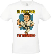 Shirt taekwondo unisexe d'occasion  Arles