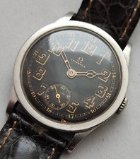 Vintage Omega Watch black military creamic dial, 32mm, 26.5 T3 movement, working, używany na sprzedaż  PL